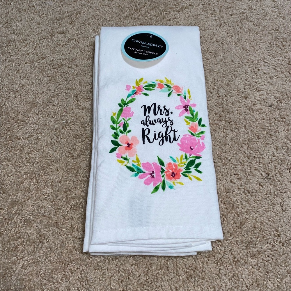Cynthia Rowley hand towels